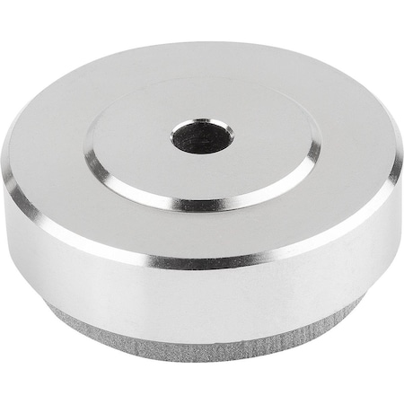 Kipp Foot With Vibration Absorption Stainless Steel 1.4404, Comp:Polyurethane, D=36 K0670.1036